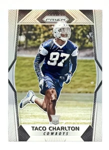 2017 Panini Prizm Silver #206 Taco Charlton RC Dallas Cowboys - Picture 1 of 2
