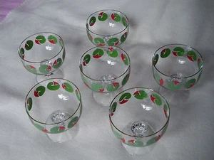 6 Eis / Dessert / Obst / Salat / Knabberzeug usw. Gläser / Schälchen - Bild 1 von 4
