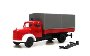 Maqueta de coche H0 camión Albedo Mercedes plataforma bomberos Neviges - Imagen 1 de 1
