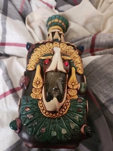 AZTEC DECANTER IMPORTED FROM MEXICO USED - Picture 1 of 7