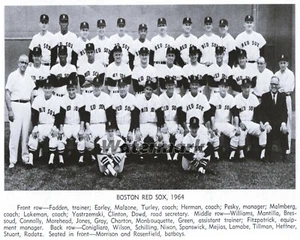 MLB 1964 Boston Red Sox Team Picture with Names 8 X 10 Photo Picture - Picture 1 of 1
