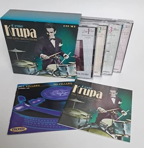 GENE KRUPA - The Gene Krupa Story [4 CD Album Box Set] Complete **MINT** - Picture 1 of 2