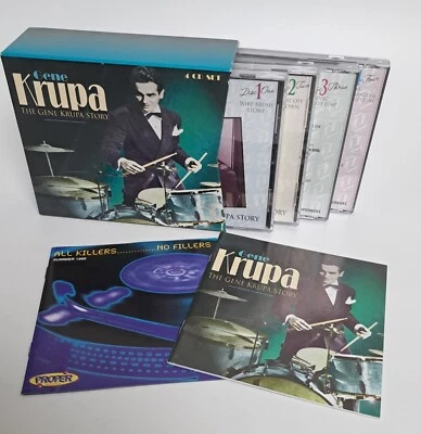 GENE KRUPA - The Gene Krupa Story [4 CD Album Box Set] Complete **MINT** - Image 1 of 2