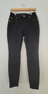 I.N.C. Curvy Mid Rise Skinny Damenjeans kreiert für Macy's schwarz Größe 4/27 - Bild 1 von 16