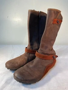 Merrell Haven Autumn Tall Boots Women's Cinnamon Brown  Zip Waterproof - US 6.5 - Picture 1 of 6