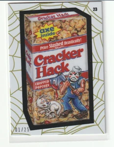 2024 Wacky Packages Halloween Gold Spider Web Cracker Hack 01/25 - Picture 1 of 2