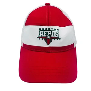 Vintage Houston Aeros Mütze Hockey weiß Snapback Cap - Bild 1 von 6