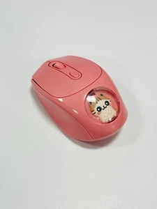 Pink Kawaii Wireless Optical Mouse, USB Connect, PC Laptop - Picture 1 of 4