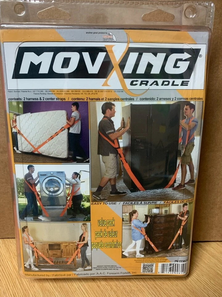 Forearm Forklift Ffmcvp Movxing Cradle Straps Moving Heavy Lifting Lift Manual
