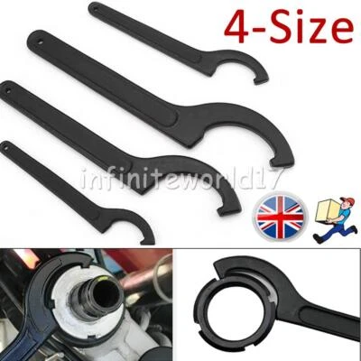 4pc C Spanner Hook Wrench Adjustable Square Spanner for Bikes Motorcycles Repair - Image 1 of 4