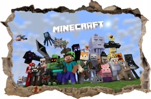 Minecraft Wall Sticker 70 cm wide x 46 cm height - Picture 1 of 3