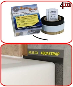 Aquastrap Shower Tray Flexible Upstand Seal 4m Long - Picture 1 of 5