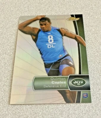 2012 Topps Finest Refractor RC #136 Quinton Coples Jets - Image 1 of 2