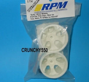 Vintage RPM Bully White Wheels 2.2 HPI RS4-MT Traxxas RC Part - Picture 1 of 1