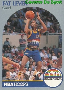 097 FAT LEVER DENVER NUGGETS CARD CARTE BASKETBALL NBA HOOPS 1990 - Picture 1 of 2