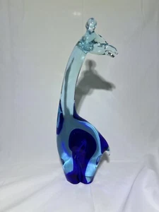 RARE Vtg MURANO GLASS Giraffe Livio Seguso For SALVIATI & C 1966 Sommerso Layer - Picture 1 of 8