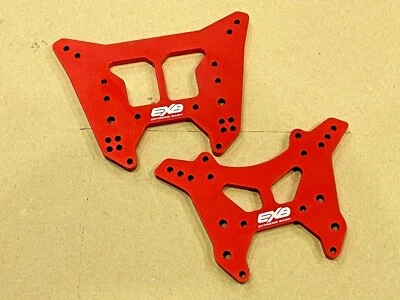 Aluminum Front & Rear Shock Tower for 1/8 Arrma Notorious Talion EXB Red  - Image 1 of 3