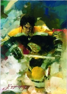 Tarjeta de edición limitada firmada por el artista Derek Sanderson 2023 Boston Bruins 15 de 50. - Imagen 1 de 4