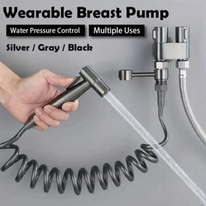 1-In-2-Out Dual Control Valve Handheld Toilet Faucet Sprayer Douche Bidet Spray - Picture 1 of 13