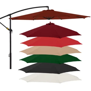 Patio Umbrella Canopy Replacement Top Cover ONLY Fit 9FT 10FT 6 Rib 8 Rib - Picture 1 of 50