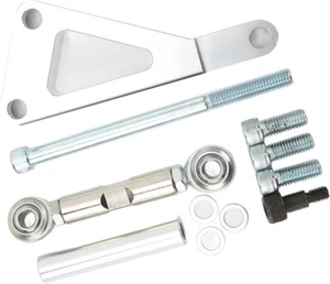 Long Water Pump LWP Polished Aluminum Alternator Bracket Kit Fits SBC Chevy 350 - Picture 1 of 10