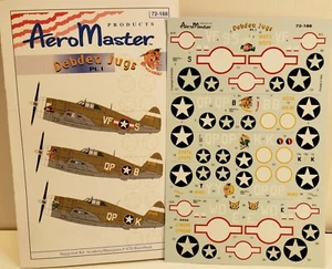 Calcomanías AeroMaster Jarra Debden Pt.1 Thunderbolts Segunda Guerra Mundial USAAF 72-188 Aviones Nuevo de Lote Antiguo  - Imagen 1 de 1
