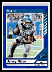 2024 Panini Donruss - Jahmyr Gibbs #143 Blue Parallel - Picture 1 of 2
