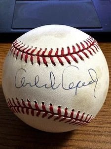 ORLANDO CEPEDA 6 SIGNED AUTOGRAPHED ONL BASEBALL!  Giants!  HOF! - Picture 1 of 2