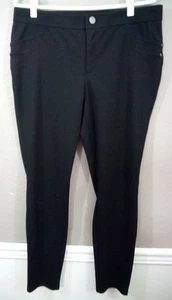 Simply Vera Wang Stretch-Damenhose Leggings schwarz Damengröße Skinny Large - Bild 1 von 5