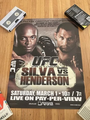 UFC 82:  Pride of a Champion, PPV Promo Poster, Silva, Henderson, 2008 18x24 - Image 1 of 4