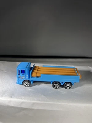 Vintage 1999 Hasbro Tonka Blue Pipe Truck 1:64 Maisto pre-owned        F - Image 1 of 4