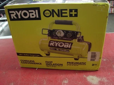 RYOBI P739 18 voltios inalámbrico 1 galón Compresor de aire portátil (solo herramienta) Foto 1 de 4