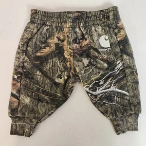 NWT Carhartt Baby Mossy Oak Camo Logo Graphic Taper Sweatpants 3M - Picture 1 of 7