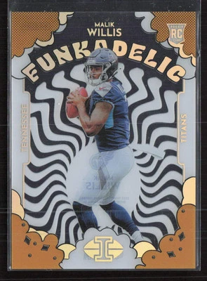 2022 Panini Illusions #F-18 Malik Willis Funkadelic Gold #/25  (JB) - Image 1 of 2