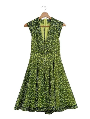 FRENCH CONNECTION Abito estivo Donna Abito Taglia IT 38 verde pallido-nero - Immagine 1 di 4