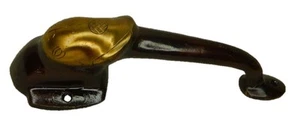 Elephant Head Design Antique Style Handmade Brass Wardrobe Door Handle Pull Knob - Picture 1 of 6