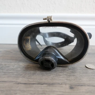 Máscara de buceo gafas de vidrio templado Aqua Lung de colección U.S Divers Foto 1 de 4