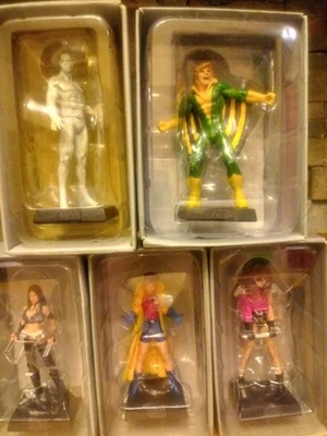 FIGURAS DE PLOMO "5" X-MEN EAGLEMOSS BANSHEE, HEMAN, JUBILEE, X-23 Y TIFOIDEA MARY Foto 1 de 4