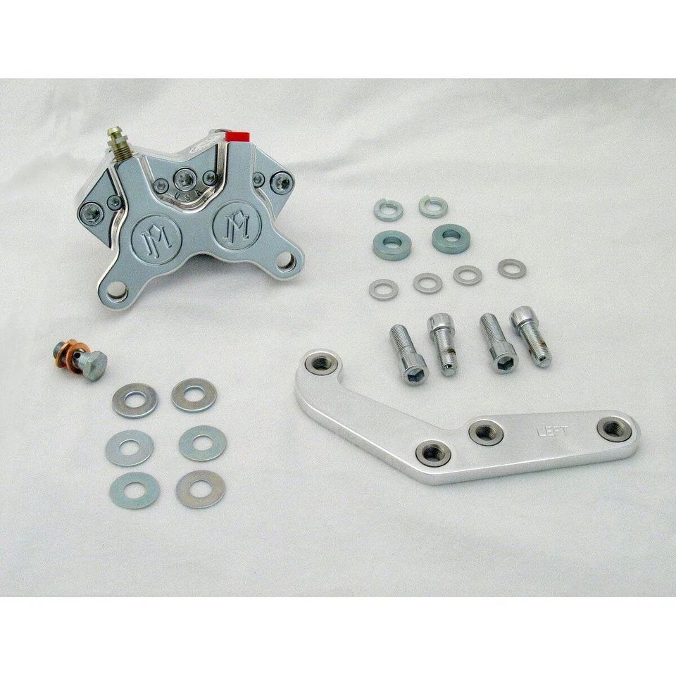 Performance Machine Front Single Disc 125x4S Polished Caliper Kit - 1219-0017P - Image 1 of 1