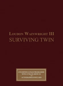 Loudon Wainwright III Surviving Twin (CD) with Book - Picture 1 of 3
