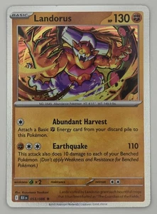 Landorus 053/086 Holo Rare Black Bolt Pokemon TCG NM  - Picture 1 of 11