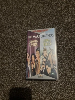 Double Feature The Marx Brothers A Night At The Opera & A Day At The Races VHS - Image 1 of 2