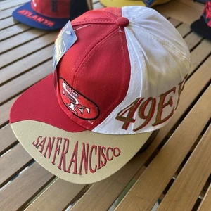 De colección 90 Drew Pearson San Francisco 49ers NFL Snapback Gorra Gorra Rara - Imagen 1 de 10
