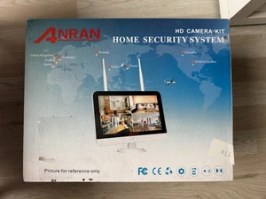 ANRAN 5MP Funk Überwachungskamera Set Außen 1TB HDD Monitor 12 Zoll - Bild 1 von 10