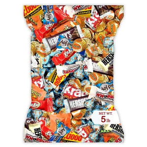 Halloween Schokolade Sortenpackung 5 Pfund Großpackung Süßigkeiten Tasche Hershey’s Reese’s KitKat - Bild 1 von 12