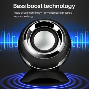 Mini Computer Speakers Bass Horns For Laptop Desktop Phone Powerful Speake HLF - Afbeelding 1 van 7