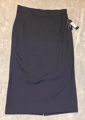 Tommy Hilfiger Clásica Preppy Azul Marino Falda Lápiz Academia Talla 10 Nueva con Etiquetas $69 Foto 1 de 4