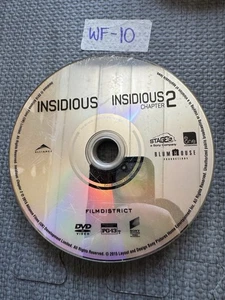 Insidious/Insidious: Chapter 2 (DVD, 2016) WF10 DISC ONLY NO TRACKING - Picture 1 of 1
