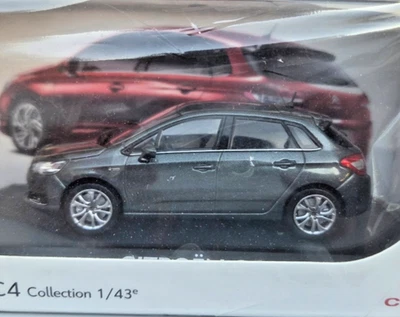 CITROEN C4 Gris Shark 2010 Norev 1:43 AMC019019 dealer box SUPER RARE! - Photo 1/4