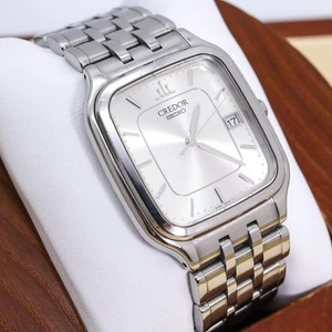 Seiko Credor 8J82-5A10 Quarz Silber Herrenuhr aus Japan - Bild 1 von 10